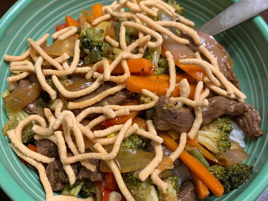 venison stir fry