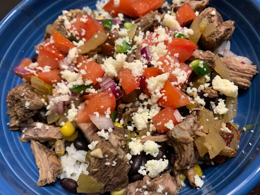 barbacoa beef bowl