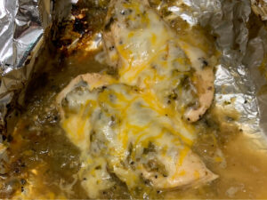 Cheesy Chicken Verde Off the Grill