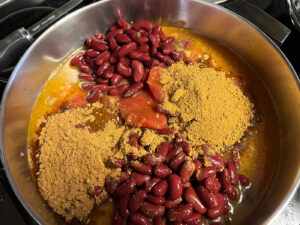 Tanner's Totally TollRoadKill Chili - All Ingredients