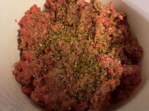 Seasoned Hamburger Meat